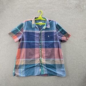 Casual Multicolor Plaid Short-Sleeve Shirt
